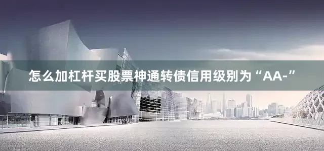 怎么加杠杆买股票神通转债信用级别为“AA-”